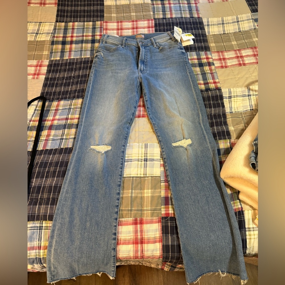 Mother slim straight jeans size 30 NWT. Never worn!